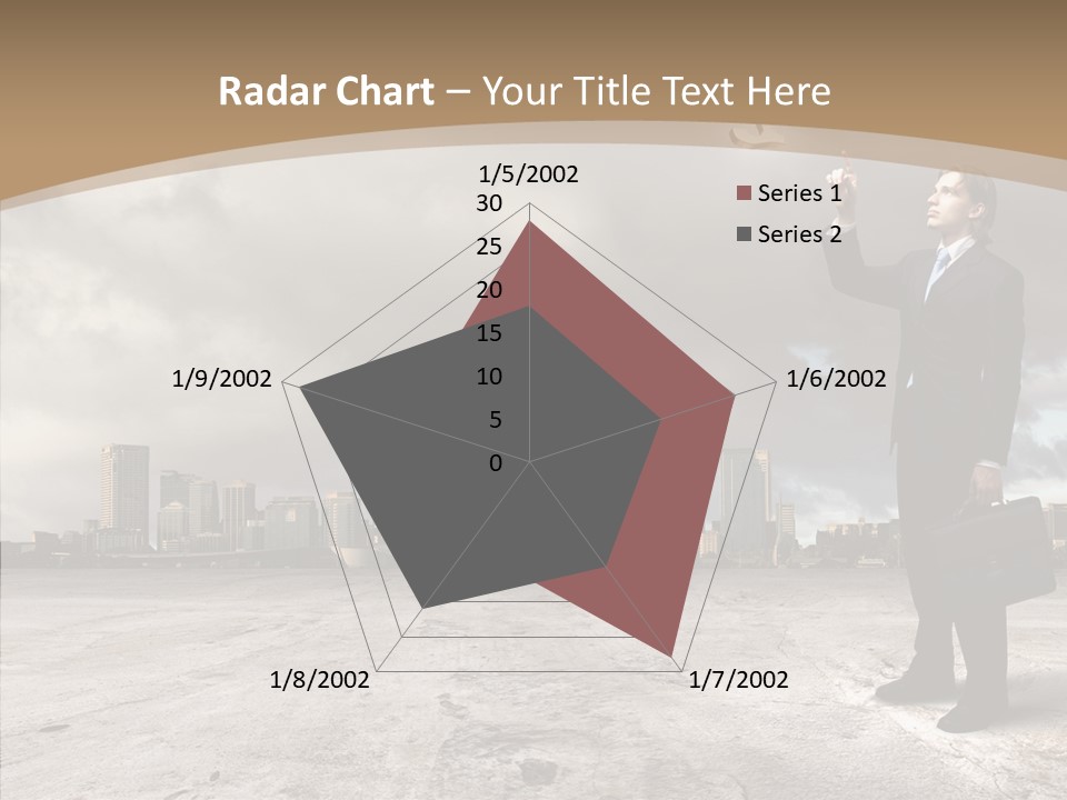 Concepts Black Euro PowerPoint Template