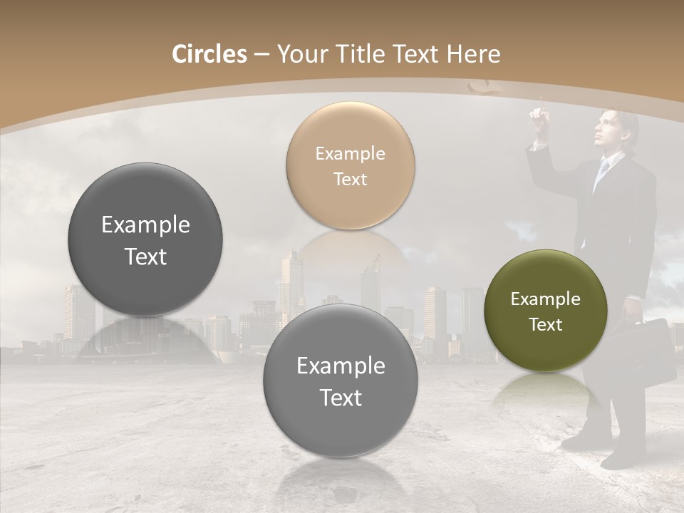 Concepts Black Euro PowerPoint Template