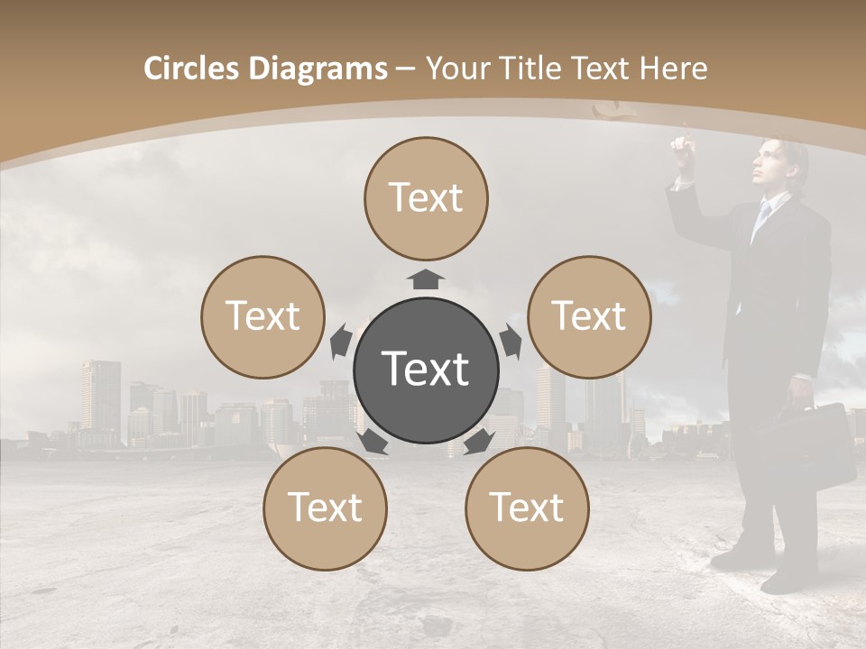 Concepts Black Euro PowerPoint Template