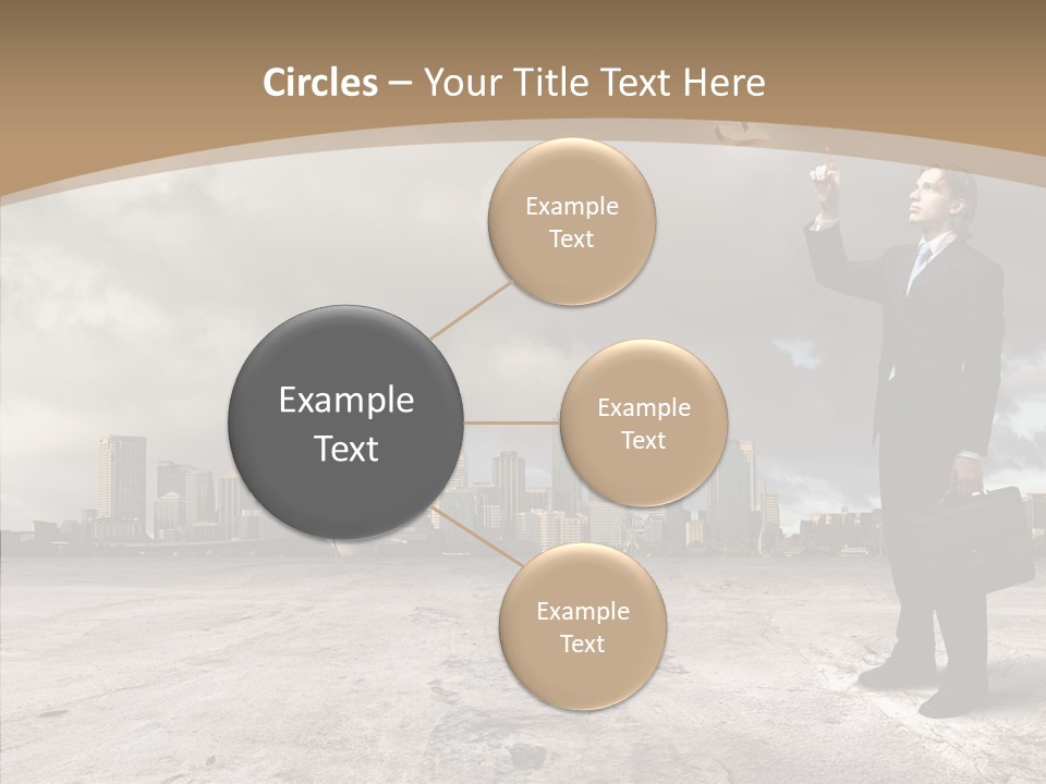 Concepts Black Euro PowerPoint Template