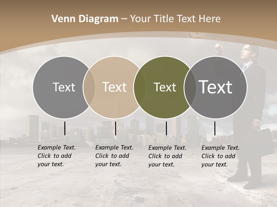 Concepts Black Euro PowerPoint Template