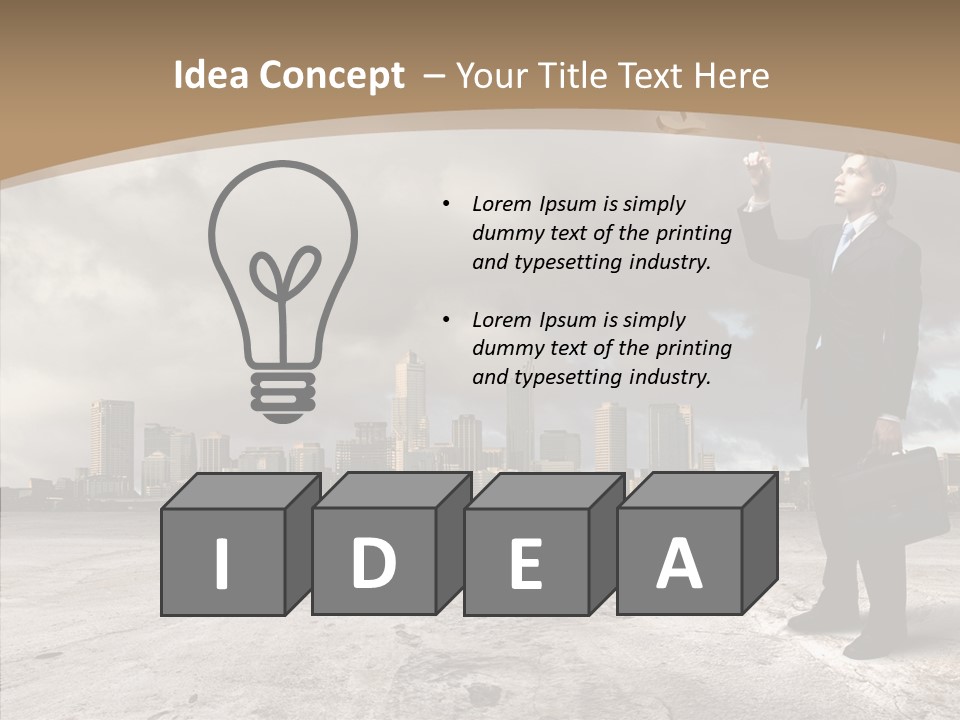 Concepts Black Euro PowerPoint Template