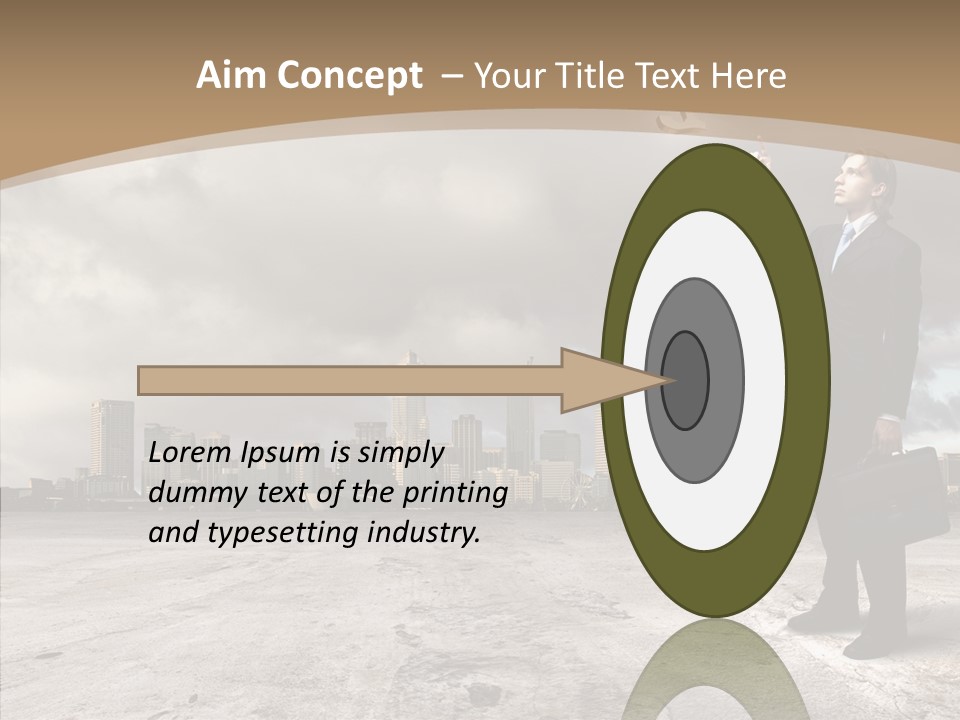 Concepts Black Euro PowerPoint Template