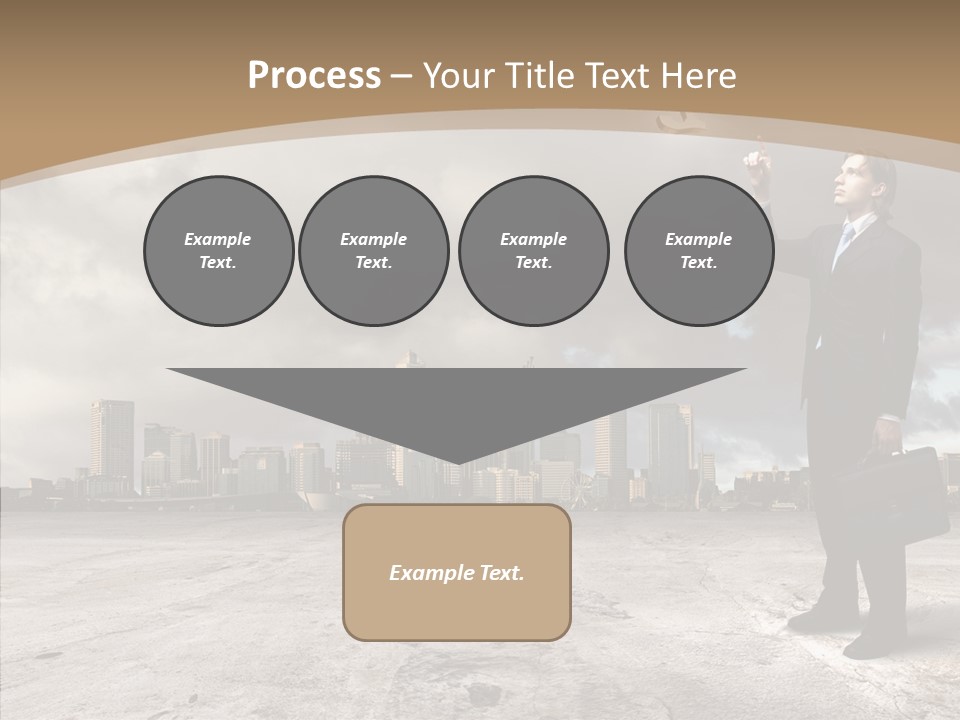 Concepts Black Euro PowerPoint Template