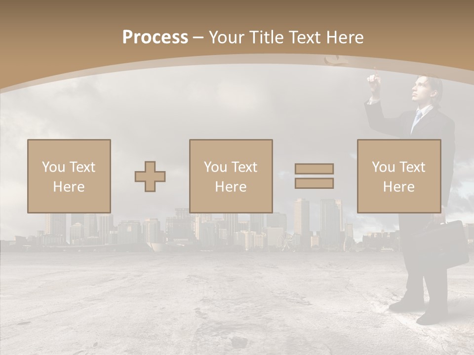 Concepts Black Euro PowerPoint Template