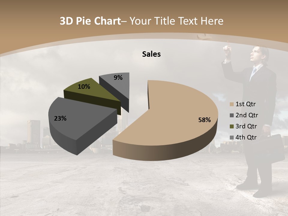 Concepts Black Euro PowerPoint Template