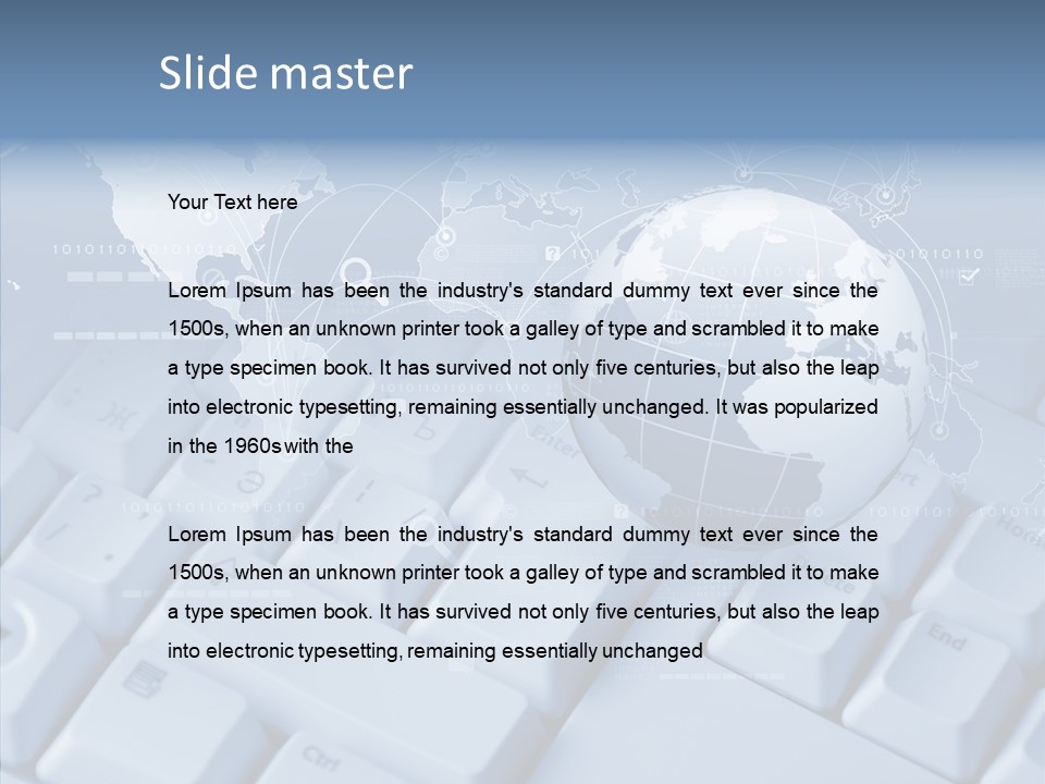 Background Sign Professional PowerPoint Template