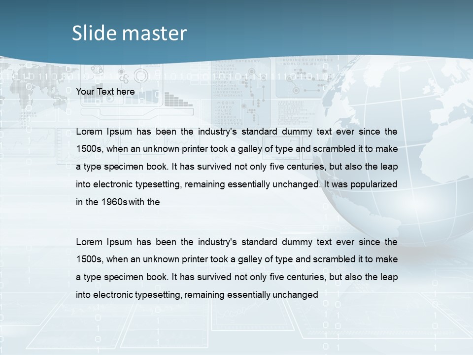 World Multimedia Professional PowerPoint Template