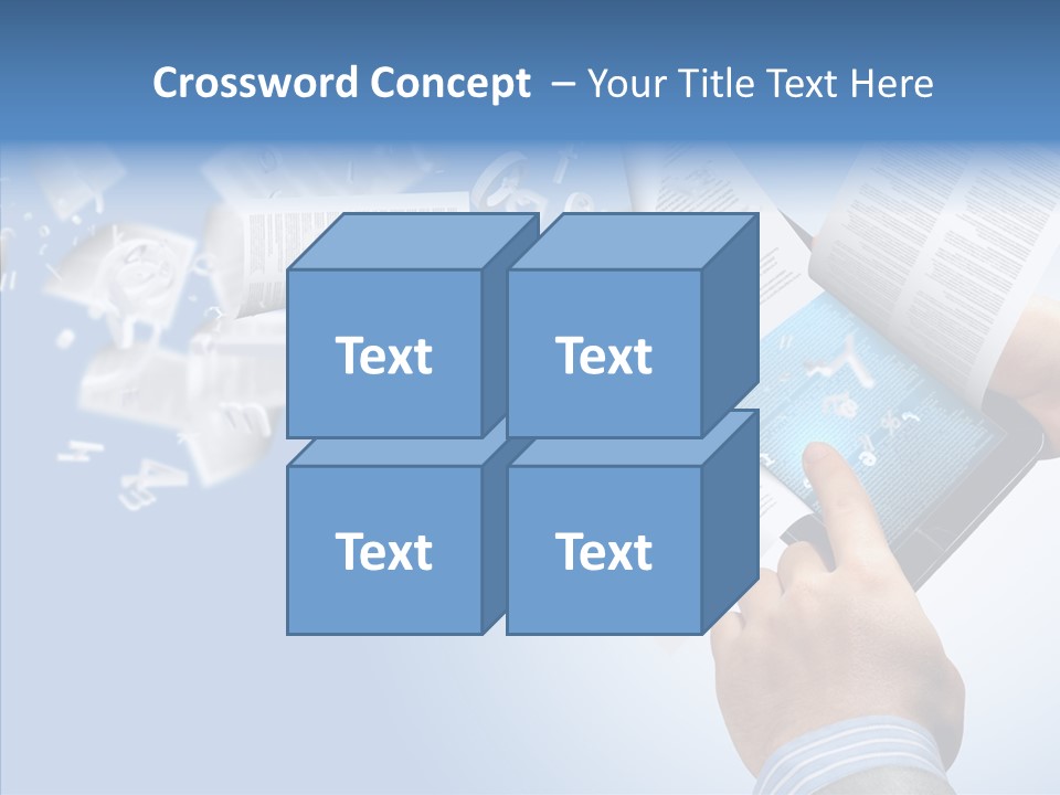 Reader Electronic Studying PowerPoint Template