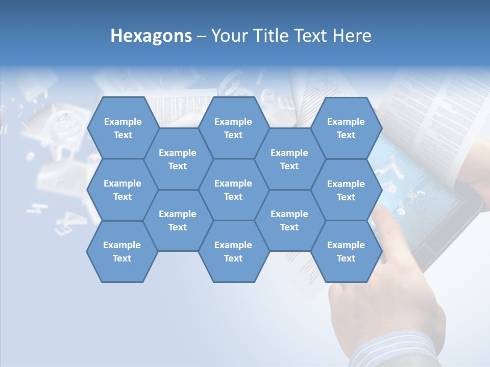 Reader Electronic Studying PowerPoint Template