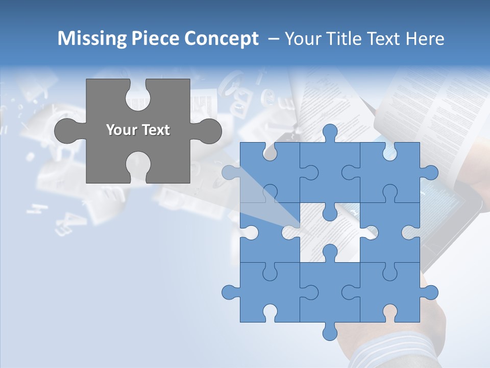 Reader Electronic Studying PowerPoint Template