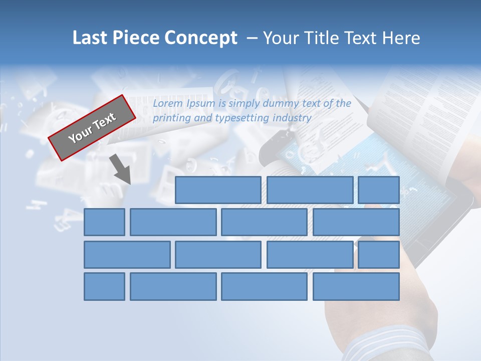 Reader Electronic Studying PowerPoint Template