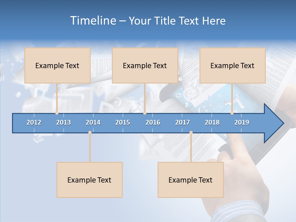 Reader Electronic Studying PowerPoint Template