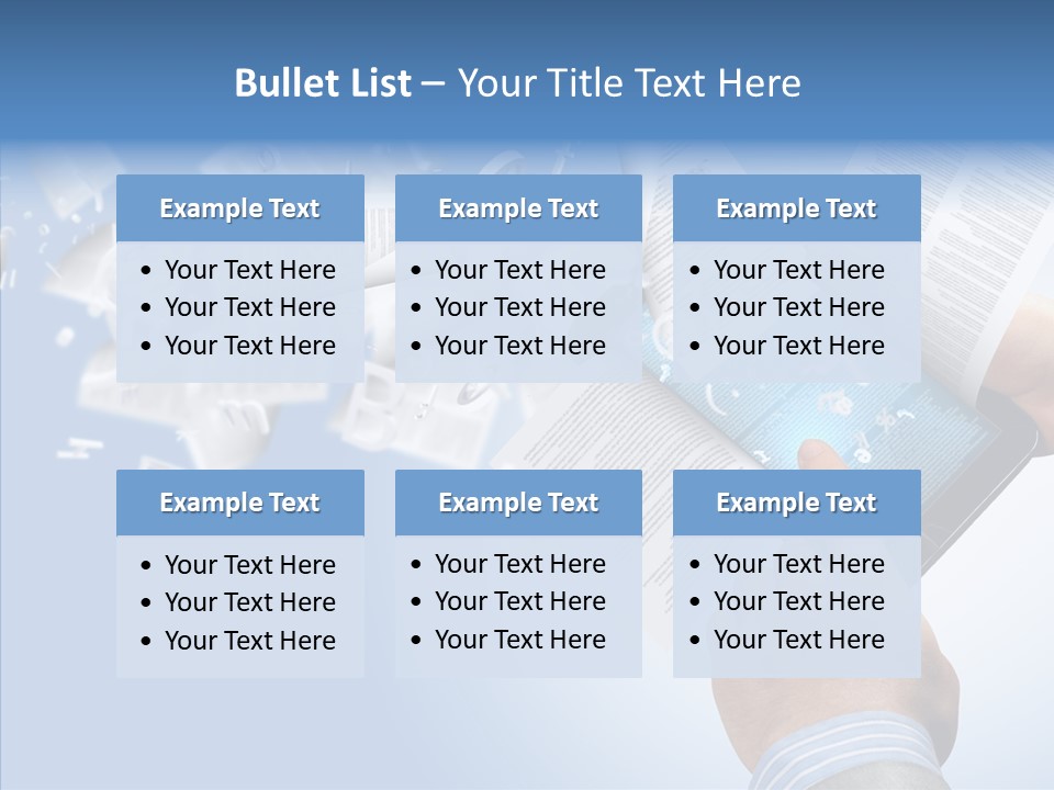 Reader Electronic Studying PowerPoint Template