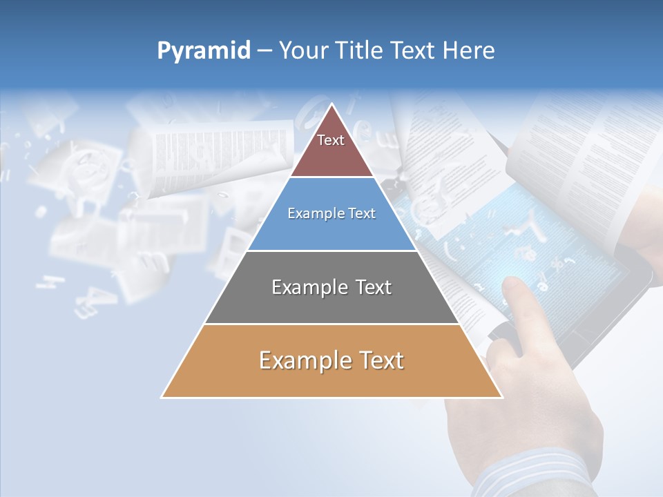Reader Electronic Studying PowerPoint Template