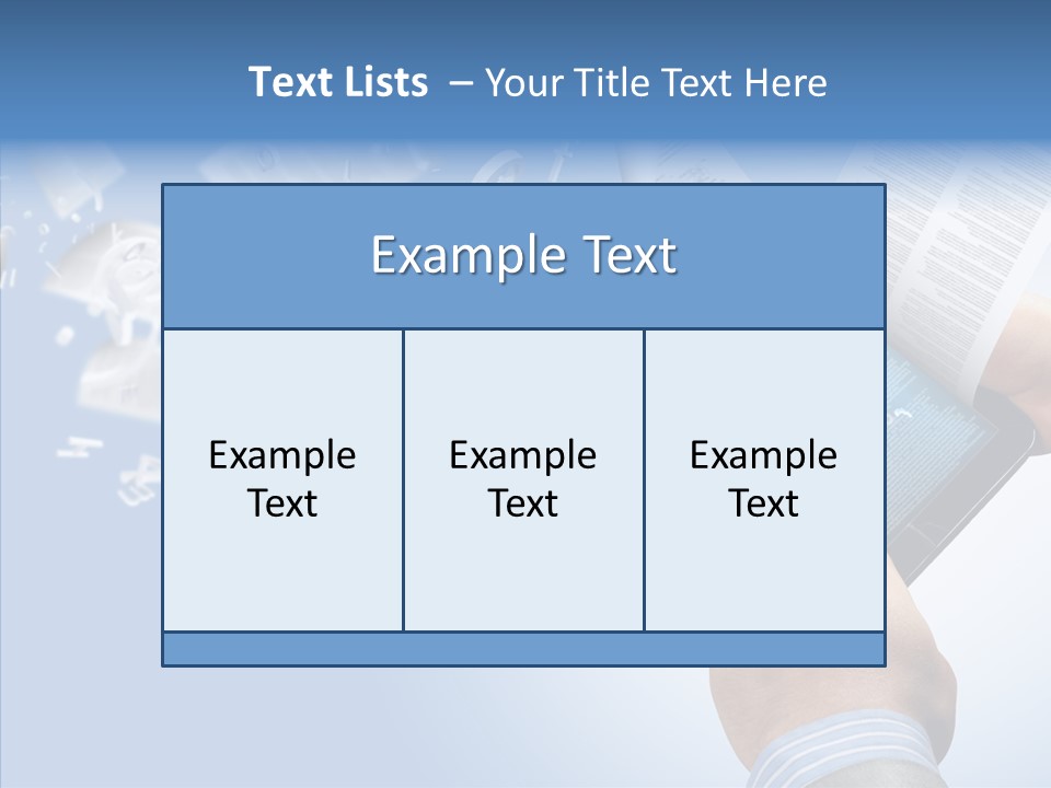 Reader Electronic Studying PowerPoint Template
