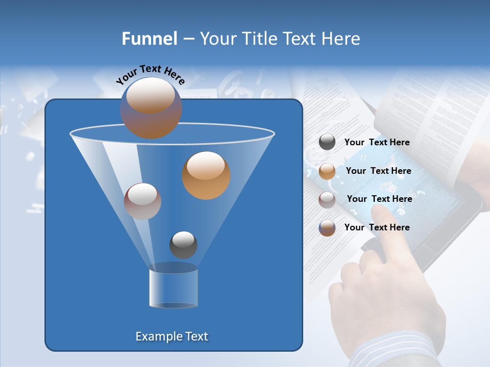 Reader Electronic Studying PowerPoint Template