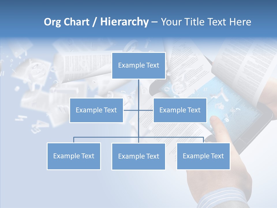 Reader Electronic Studying PowerPoint Template