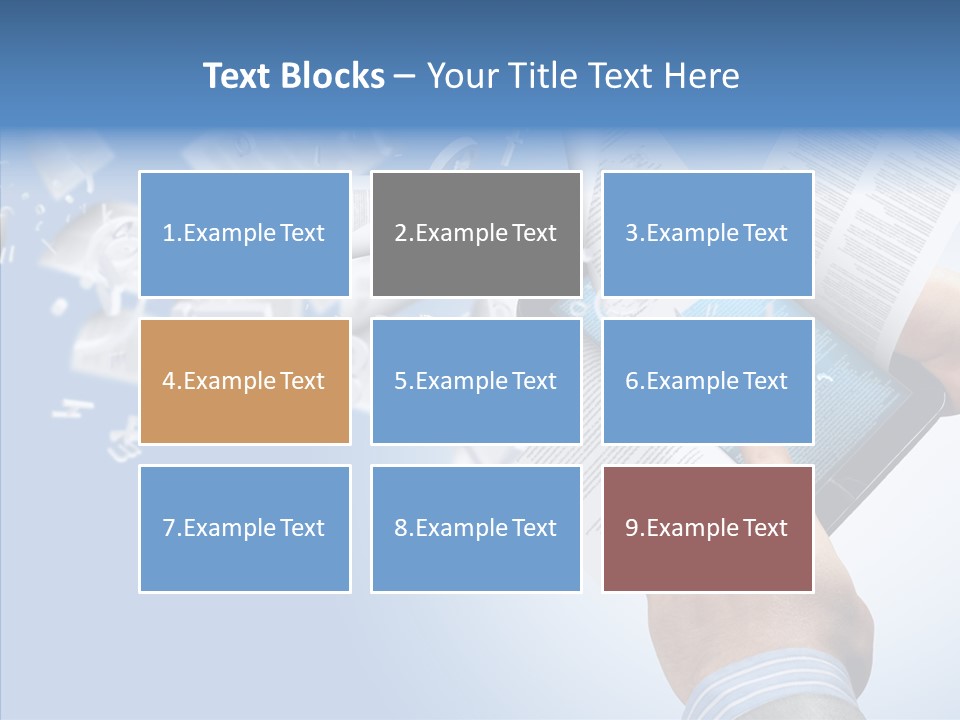 Reader Electronic Studying PowerPoint Template