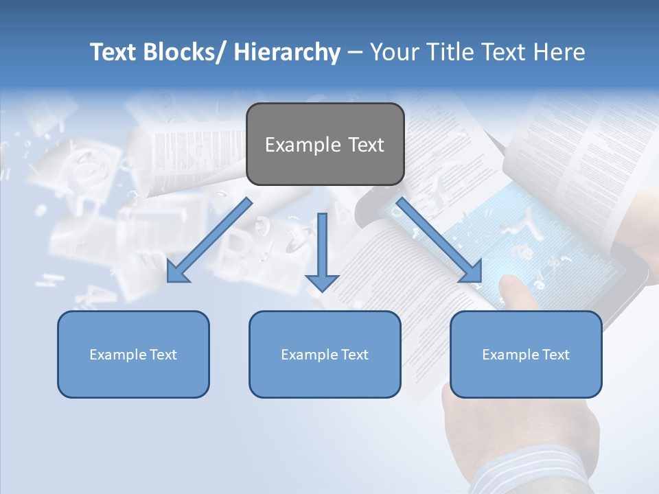 Reader Electronic Studying PowerPoint Template