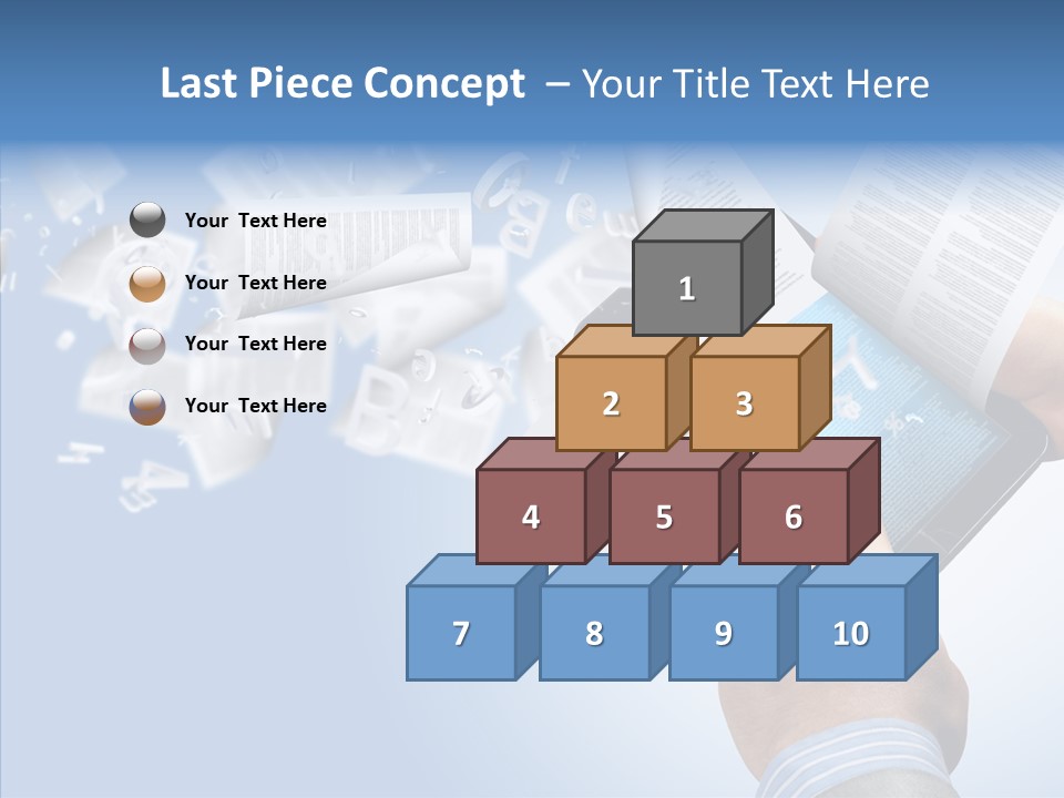 Reader Electronic Studying PowerPoint Template