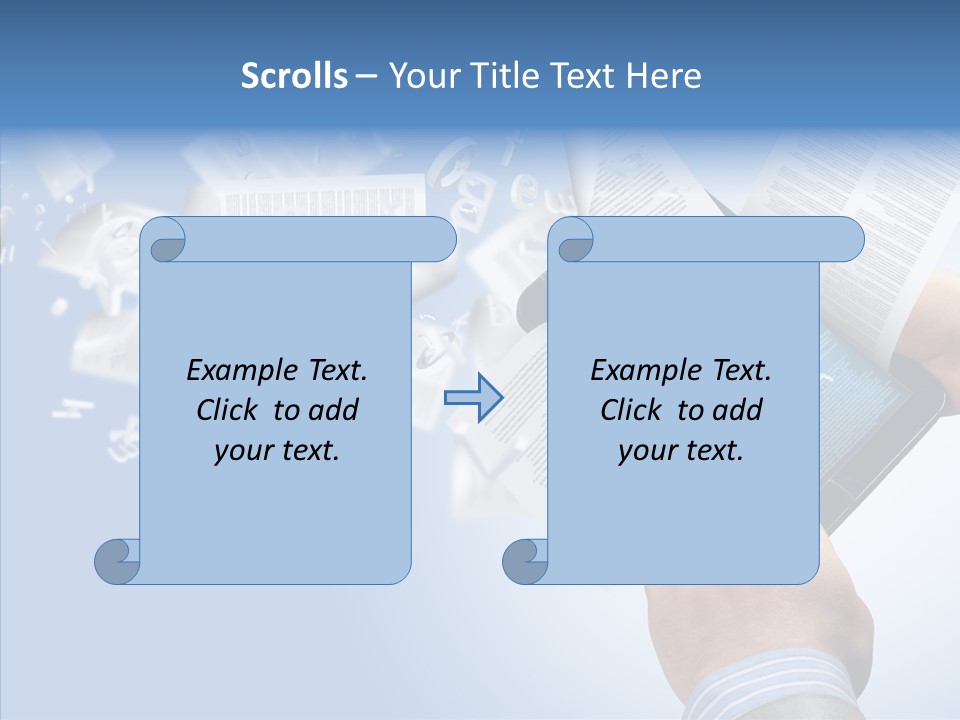 Reader Electronic Studying PowerPoint Template