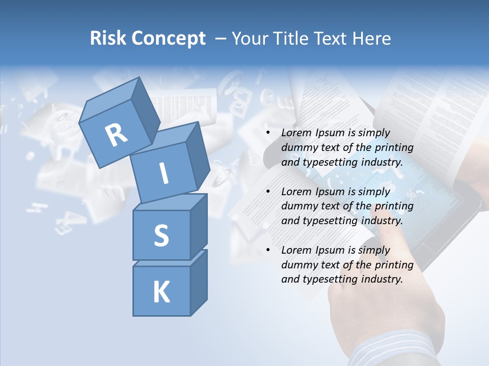 Reader Electronic Studying PowerPoint Template