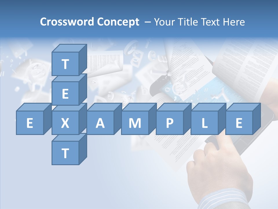 Reader Electronic Studying PowerPoint Template