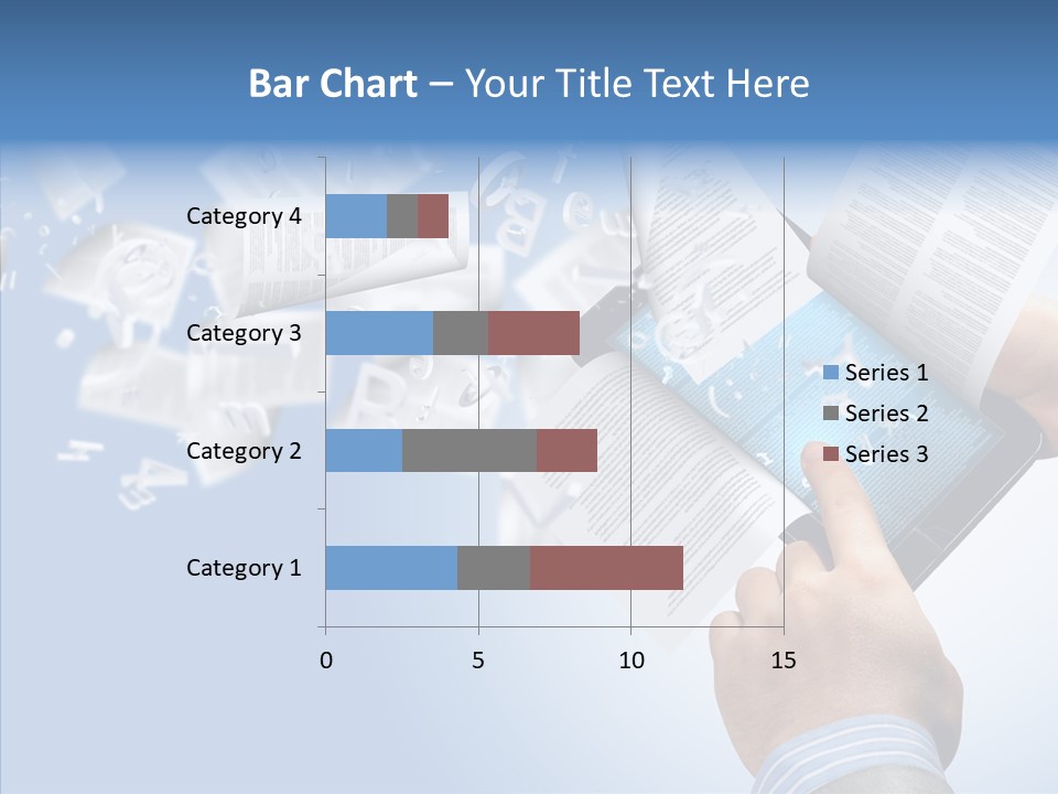 Reader Electronic Studying PowerPoint Template