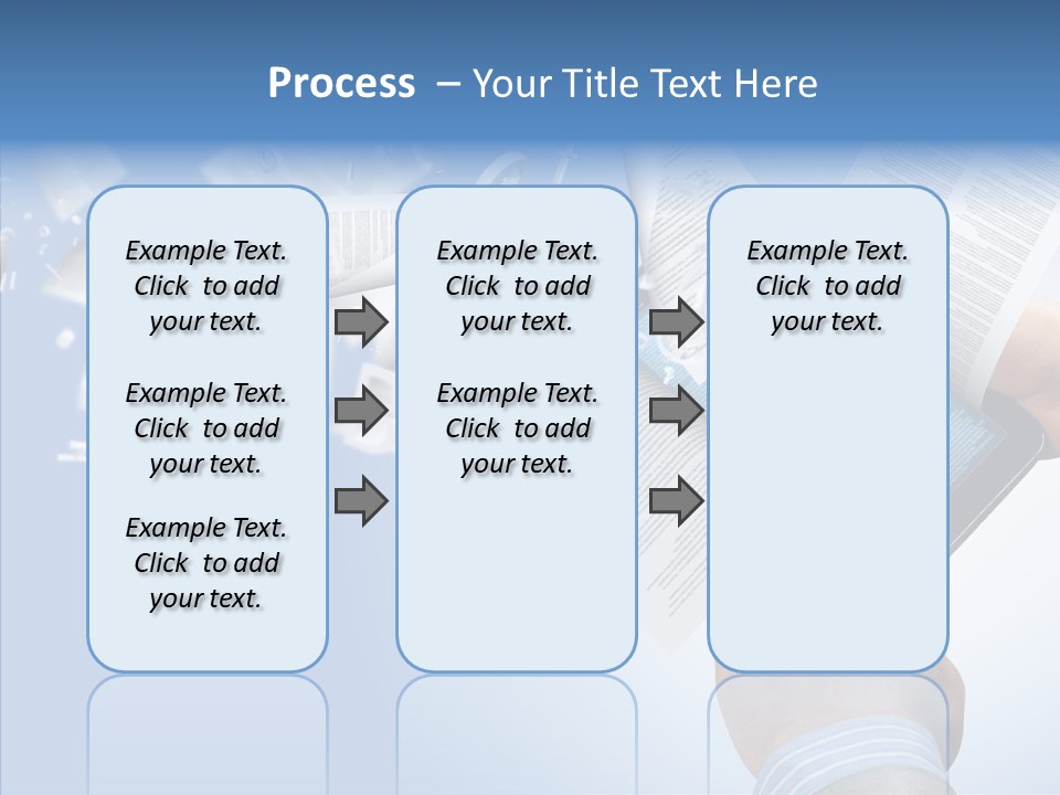 Reader Electronic Studying PowerPoint Template