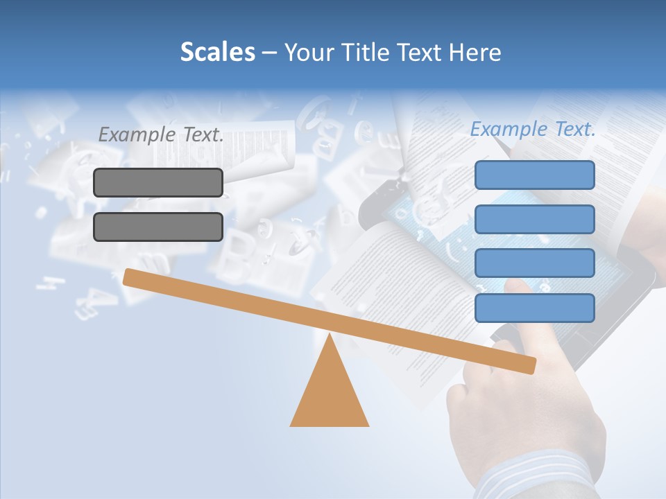 Reader Electronic Studying PowerPoint Template