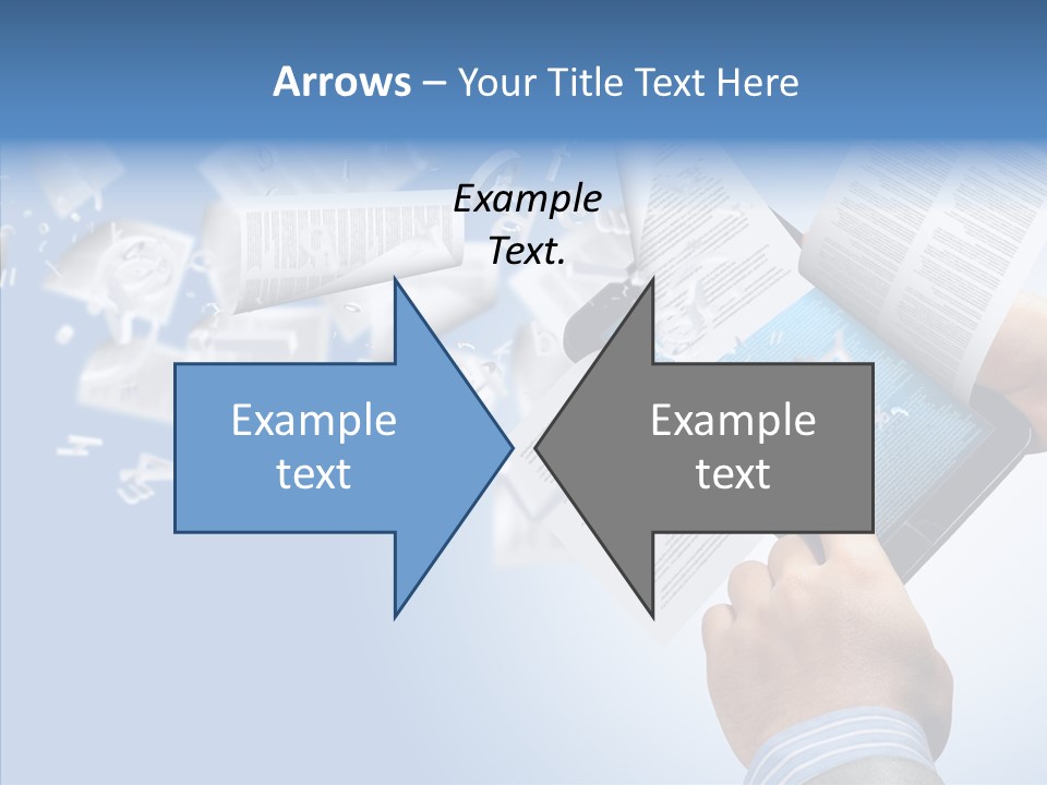 Reader Electronic Studying PowerPoint Template