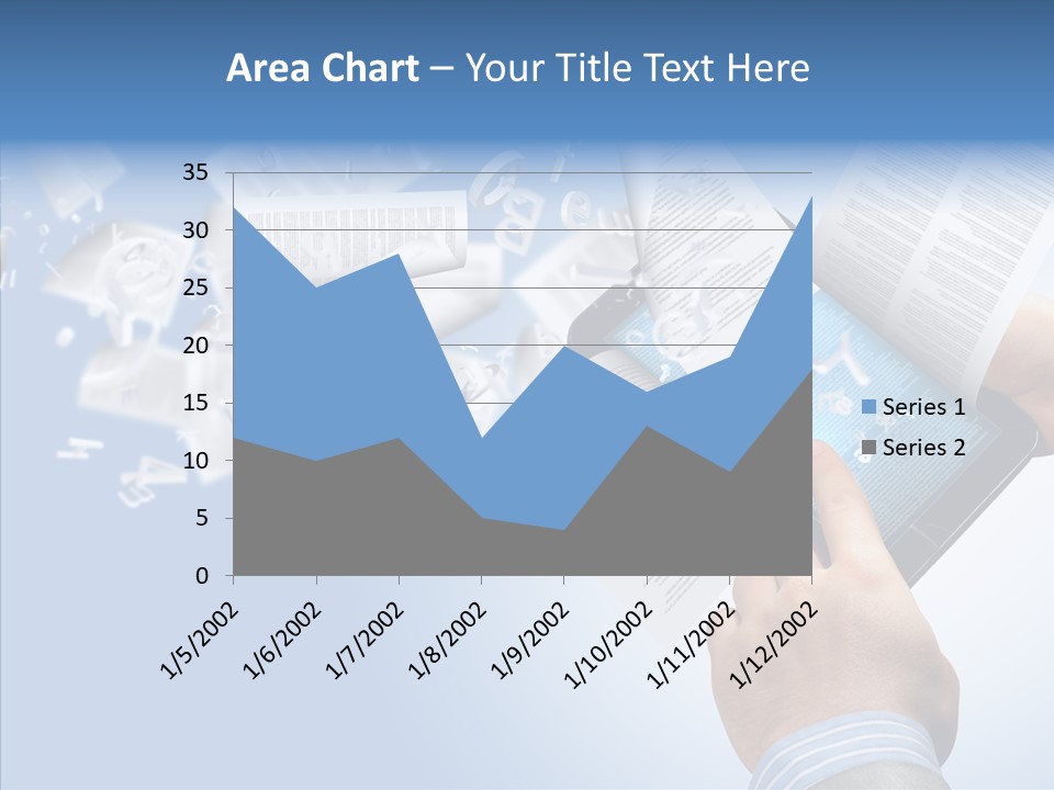 Reader Electronic Studying PowerPoint Template