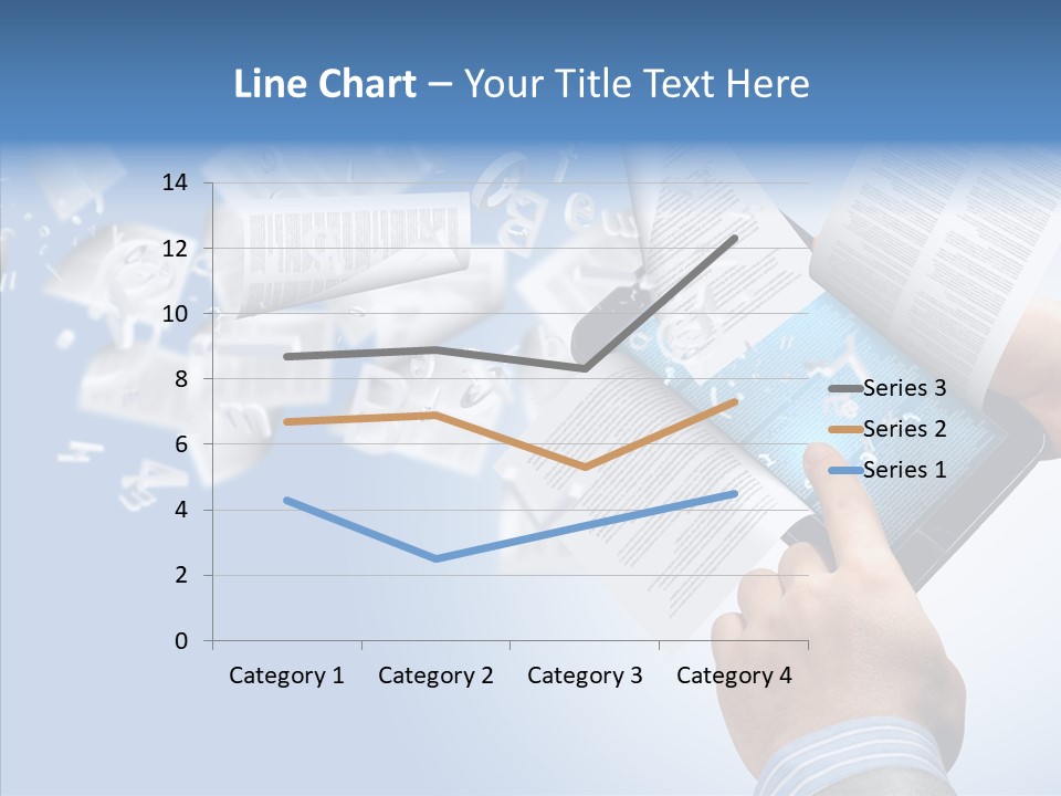 Reader Electronic Studying PowerPoint Template
