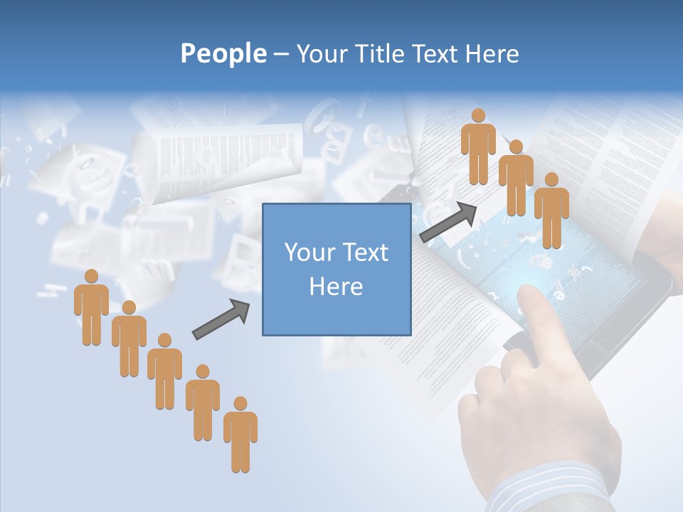 Reader Electronic Studying PowerPoint Template