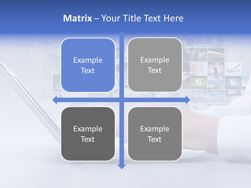 Contact Teamwork Network PowerPoint Template