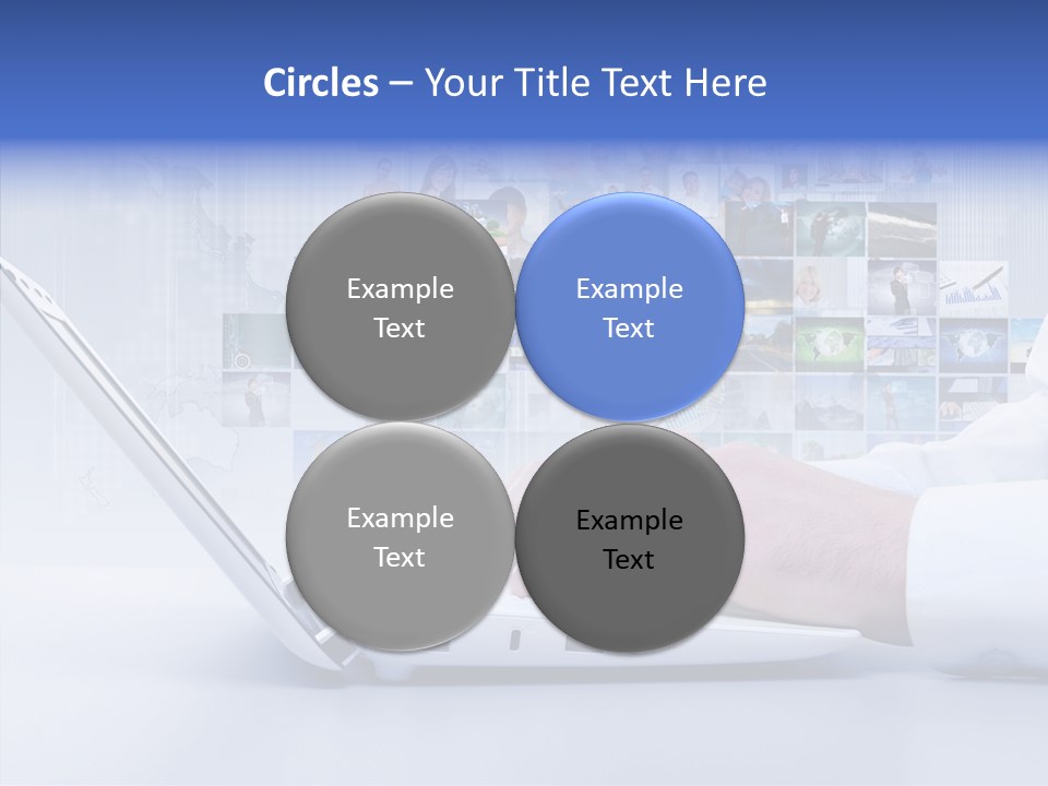 Contact Teamwork Network PowerPoint Template