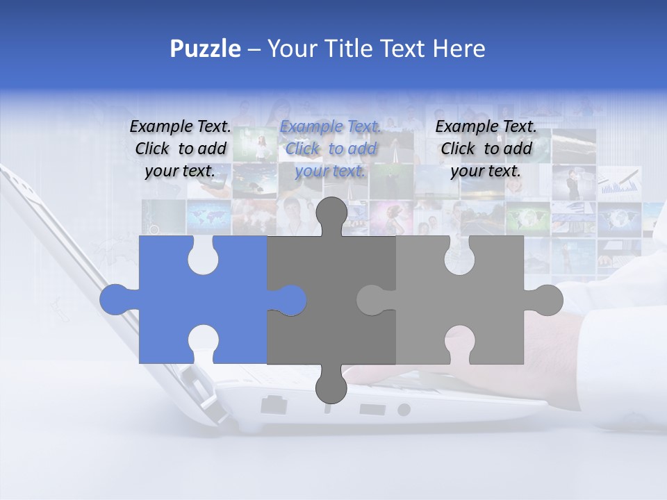 Contact Teamwork Network PowerPoint Template