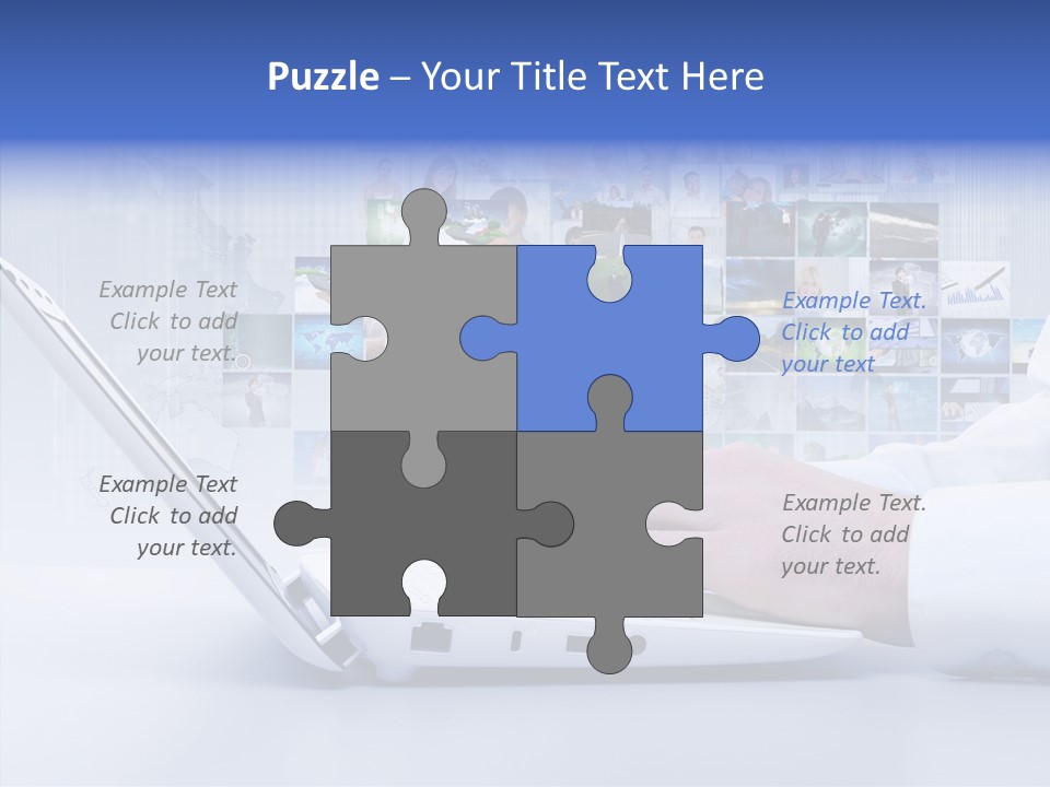 Contact Teamwork Network PowerPoint Template
