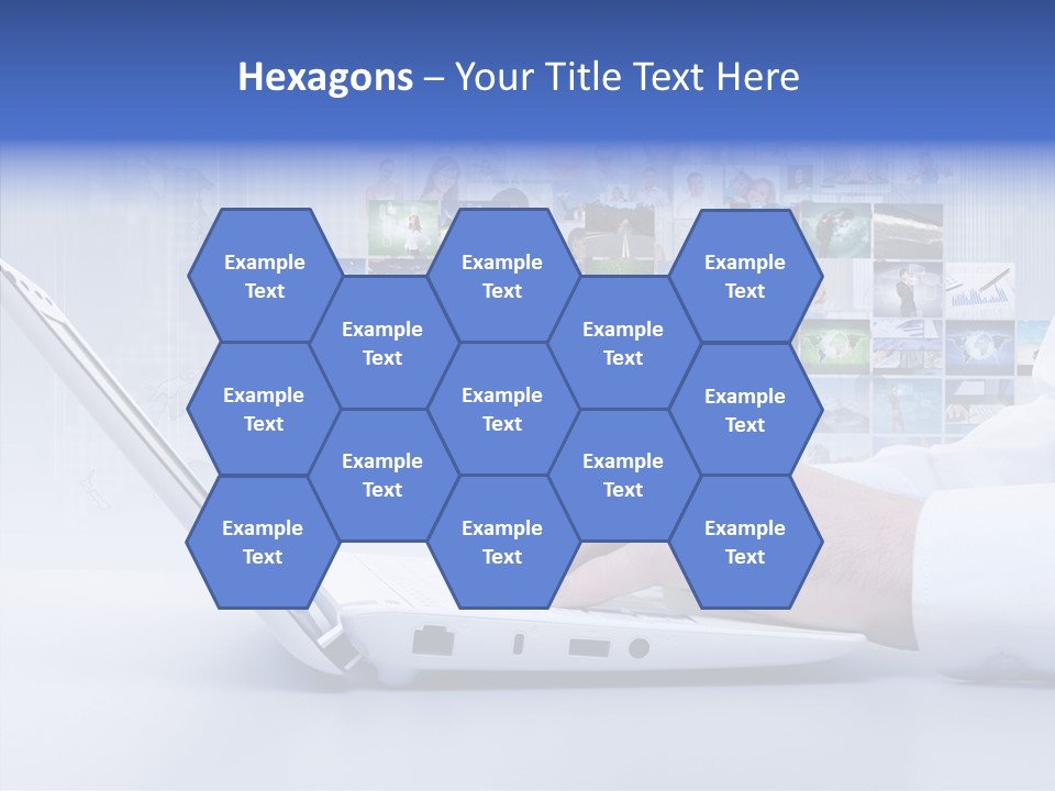 Contact Teamwork Network PowerPoint Template