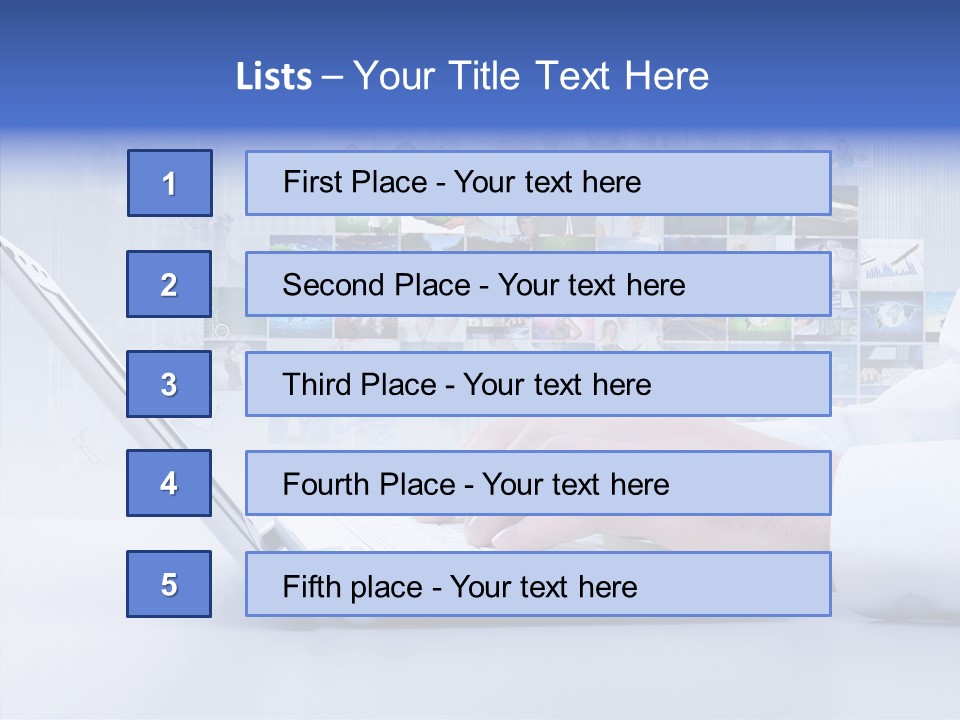 Contact Teamwork Network PowerPoint Template
