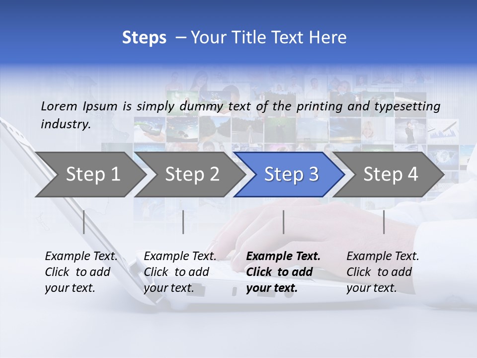 Contact Teamwork Network PowerPoint Template