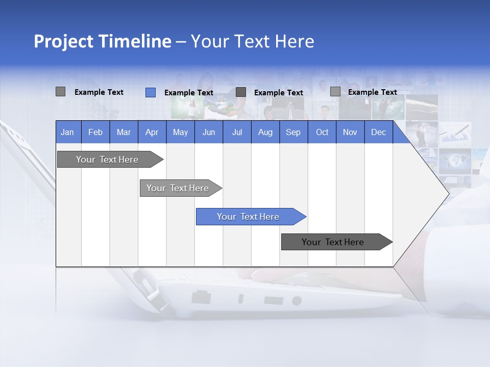 Contact Teamwork Network PowerPoint Template