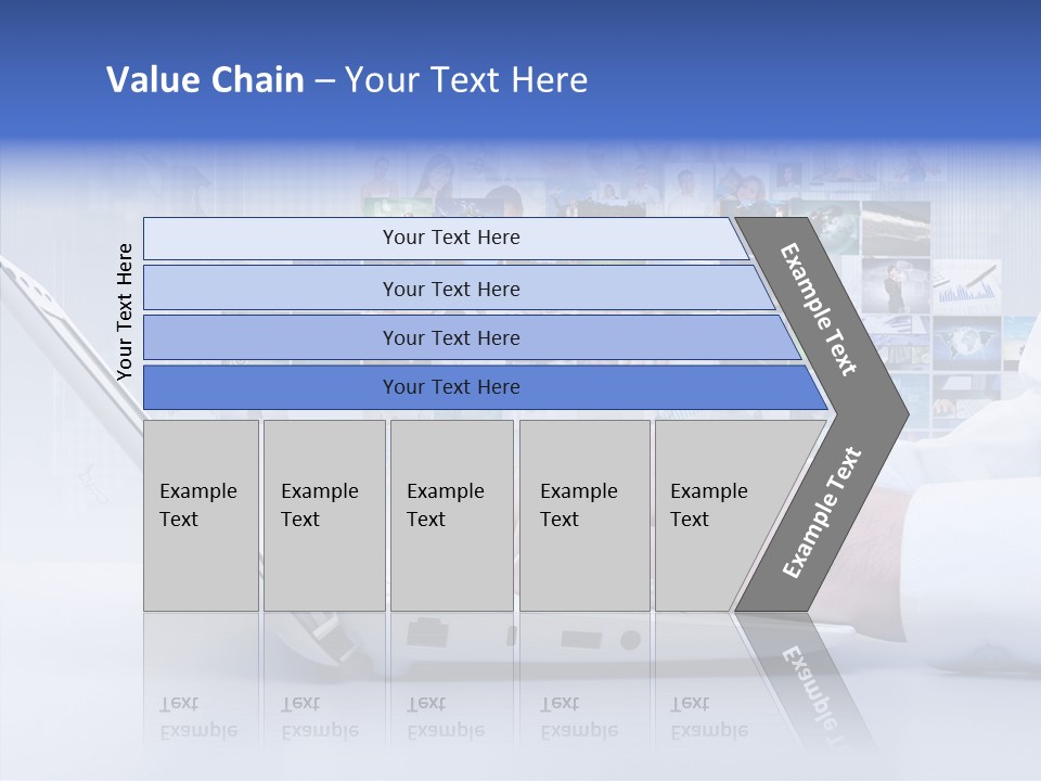 Contact Teamwork Network PowerPoint Template