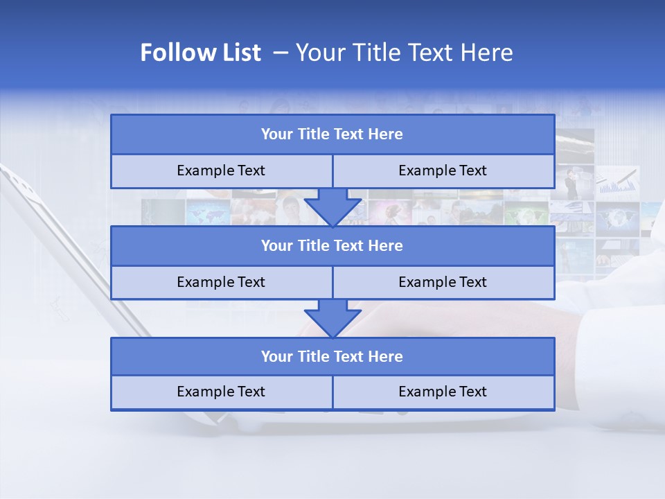Contact Teamwork Network PowerPoint Template
