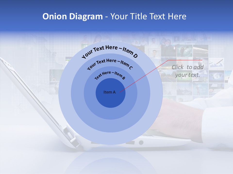 Contact Teamwork Network PowerPoint Template