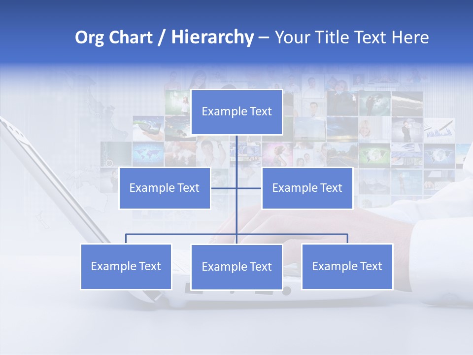 Contact Teamwork Network PowerPoint Template