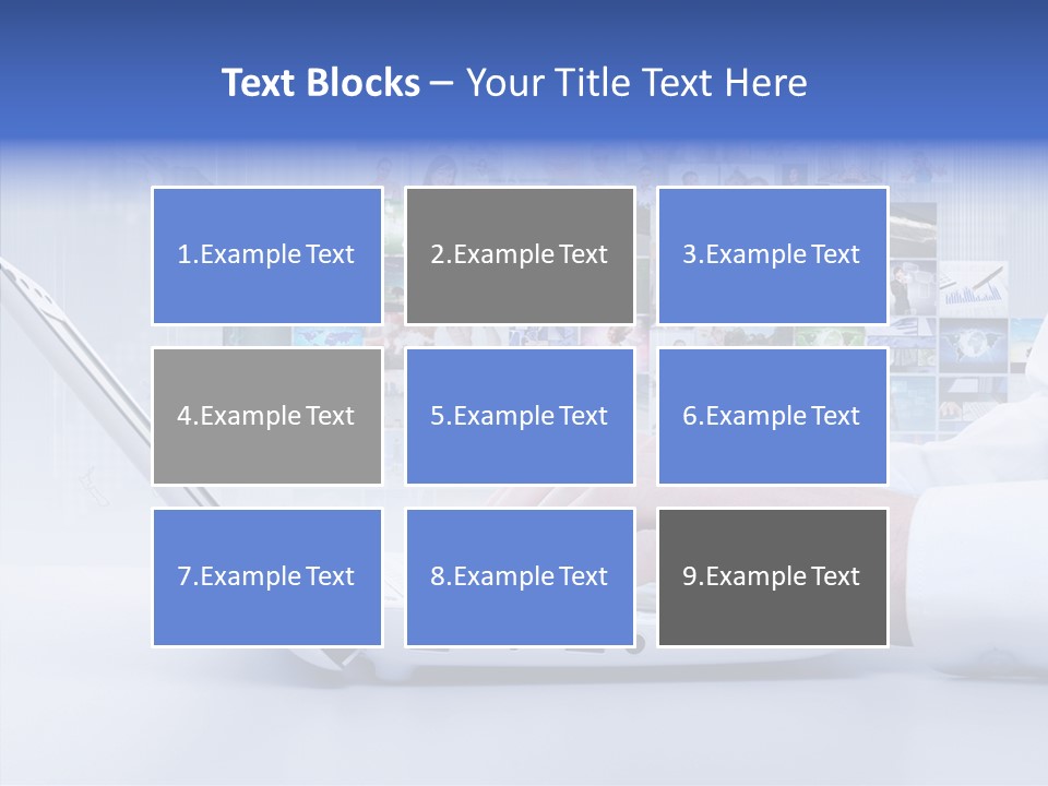 Contact Teamwork Network PowerPoint Template