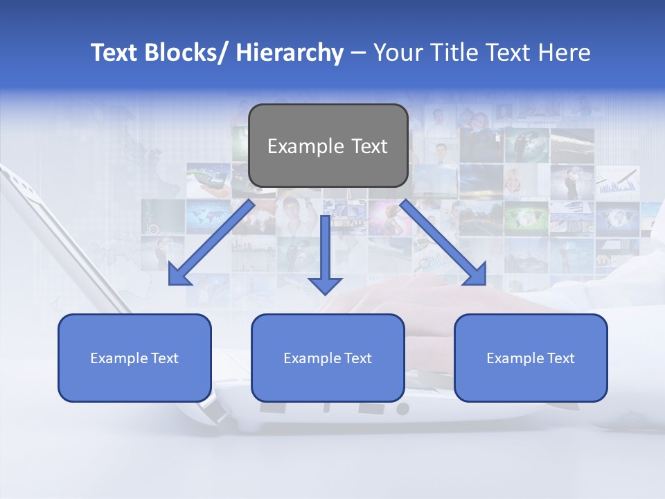 Contact Teamwork Network PowerPoint Template