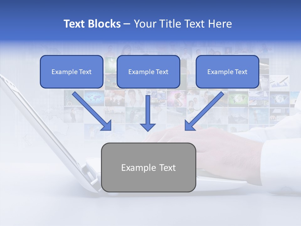 Contact Teamwork Network PowerPoint Template
